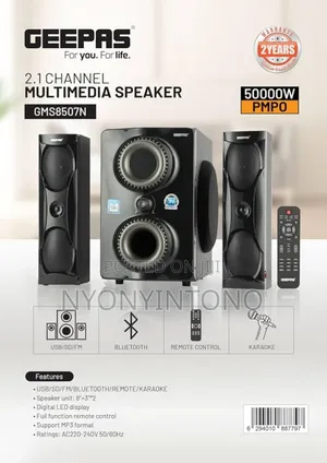 Geepas Top-Quality Multimedia Subwoofer Gms8507 2yr Warranty