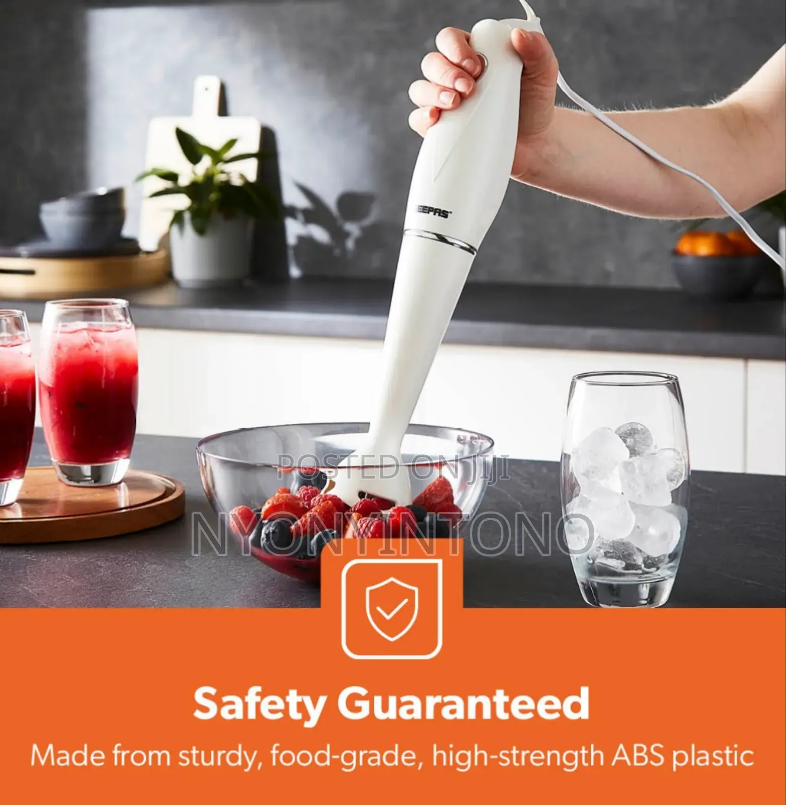 Geepas High-Quality Electric Hand Blender GHB-5467