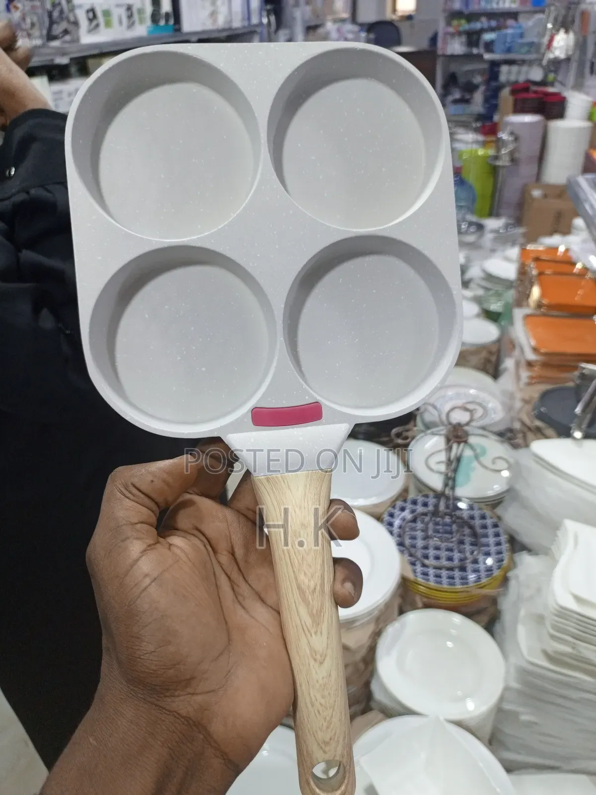 Multi-Compartmented Frying Pan.