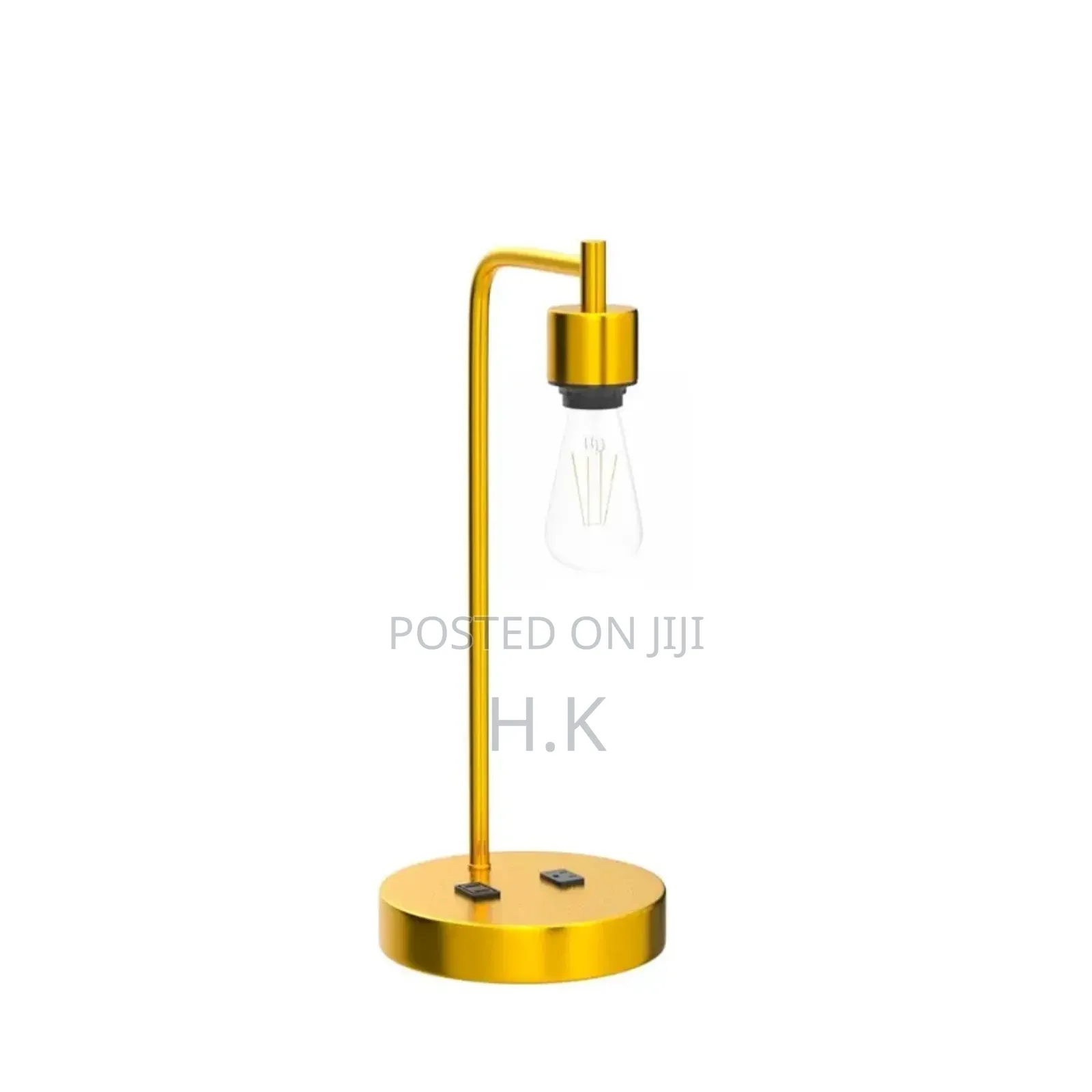 Touch Control Table Lamp With Usb A+C Ports And Ac Outlet