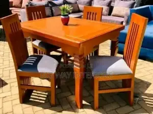 Four Seater Rectangular Dinning Table Set