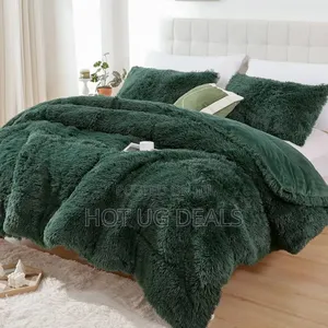 5x6 Shaggy Duvet Set With Bedsheet 2pillowcases 2 Cushions