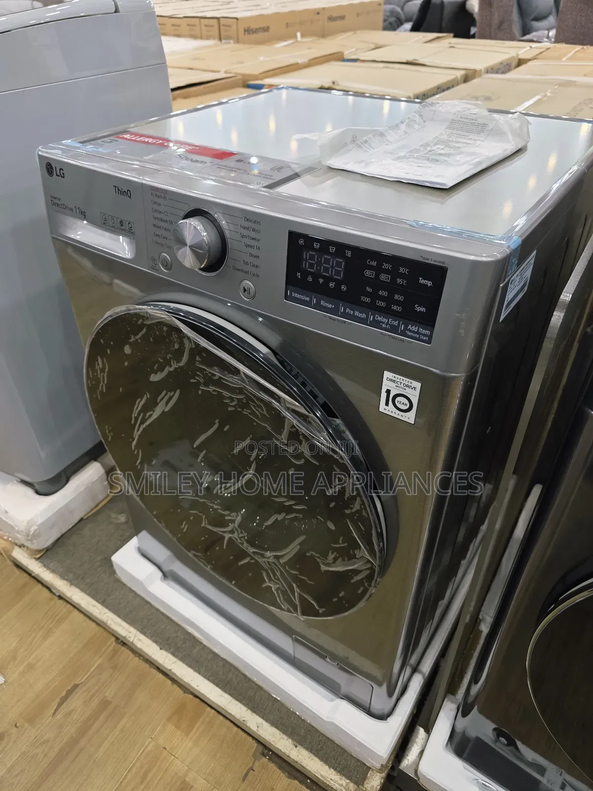 11kgs Lg Direct Drive Frontloader Automatic Washing Machine