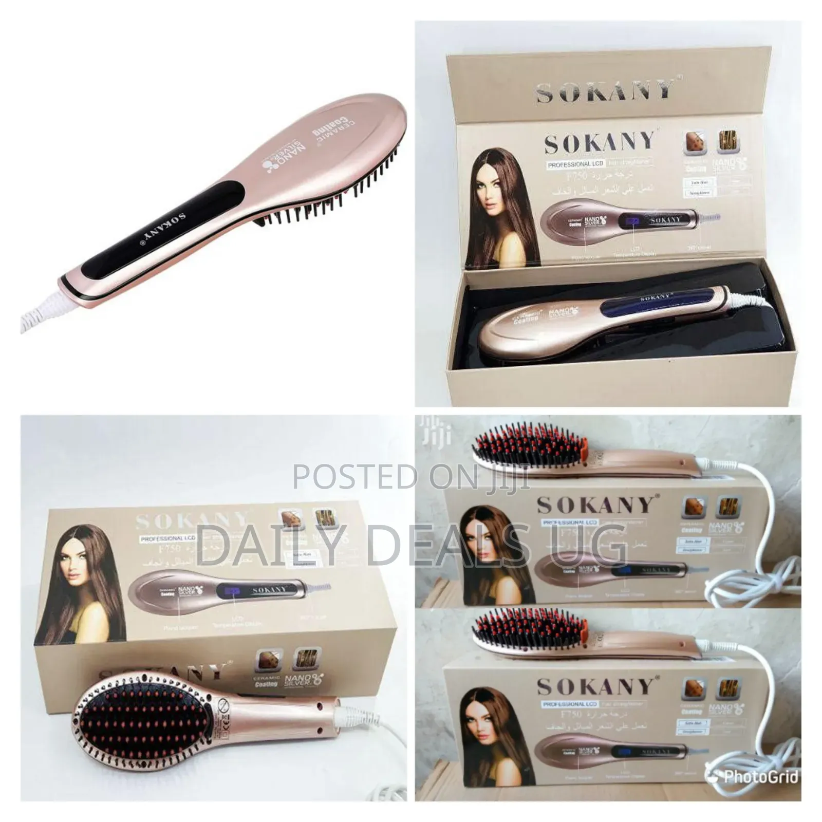 Sokani Sokany Sk-1006 Thermal Hair Comb Brush With Display