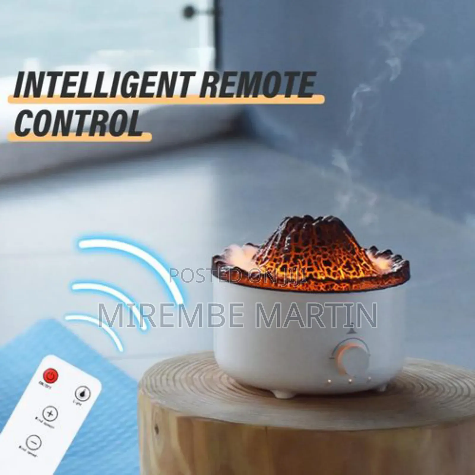 Sonifer , 560ml Water Tank Volcano Flame Diffuser,