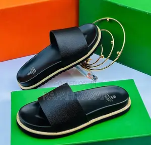 Original Black Brunello Cucinello Push In Sandals