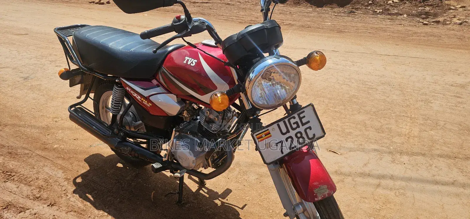 TVS HLX 125 2024 Red