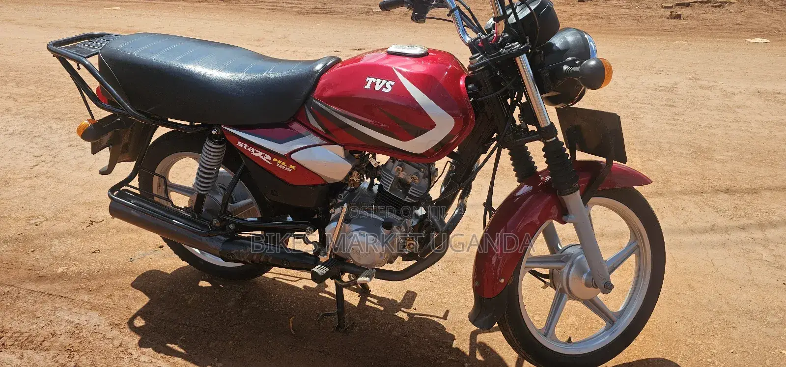 TVS HLX 125 2024 Red