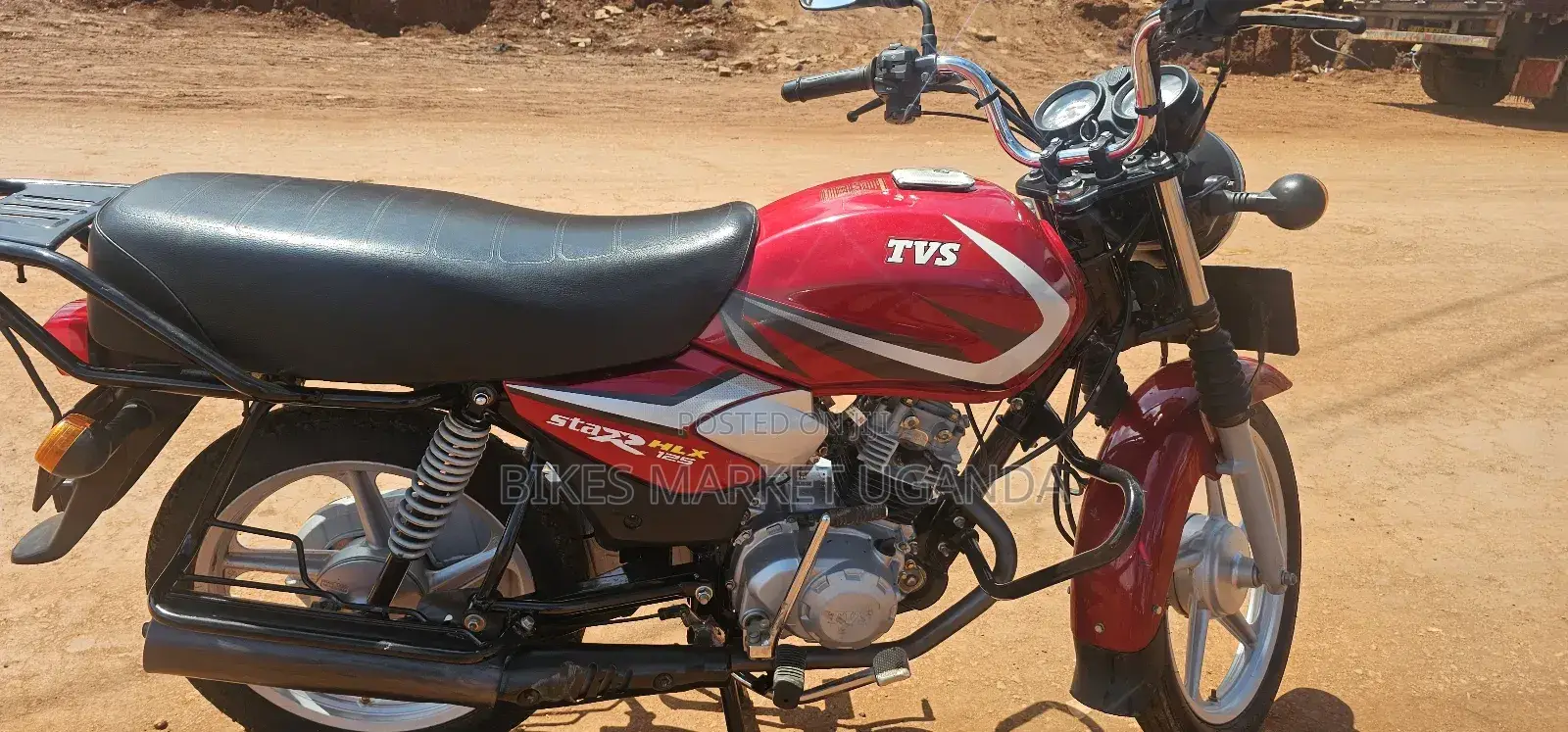 TVS HLX 125 2024 Red