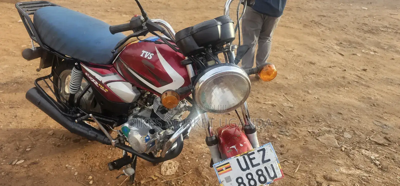 TVS HLX 125 2019 Red