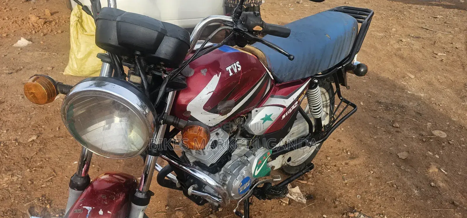 TVS HLX 125 2019 Red