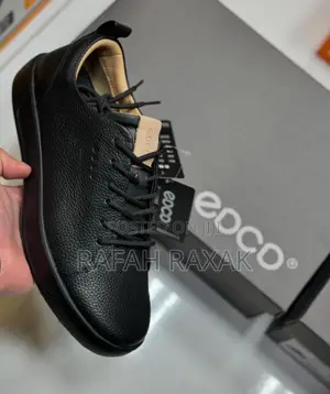Original Black Ecco Biom Casual Leather Sneakers