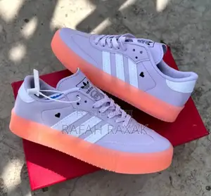 Women’S Purple/Pink Adidas Samba Sneakers