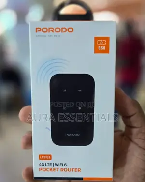 Porodo 4g Lte | Wifi 6 Pocket Router
