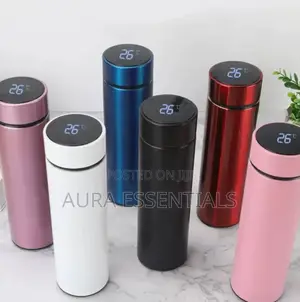 Smart 500ml Portable Flask With Water Temperature Display