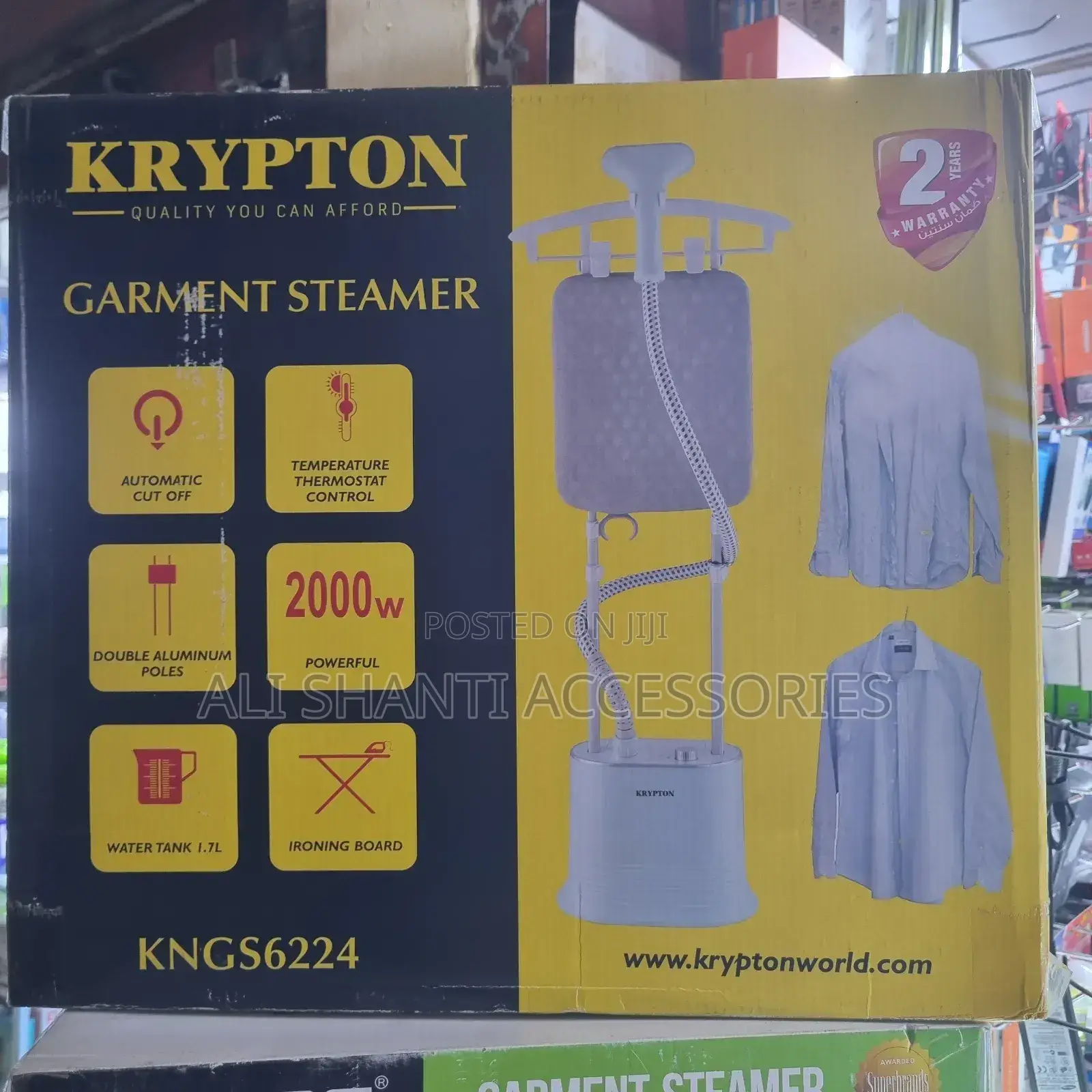 Krypton Garment Steamer With Ironing Board