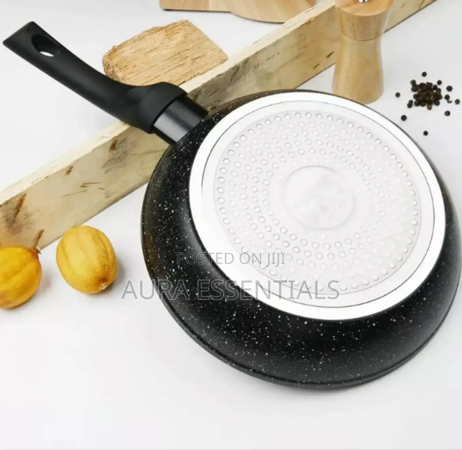 Non-Stick Marble Coating Aluminium Deep Frying Pan