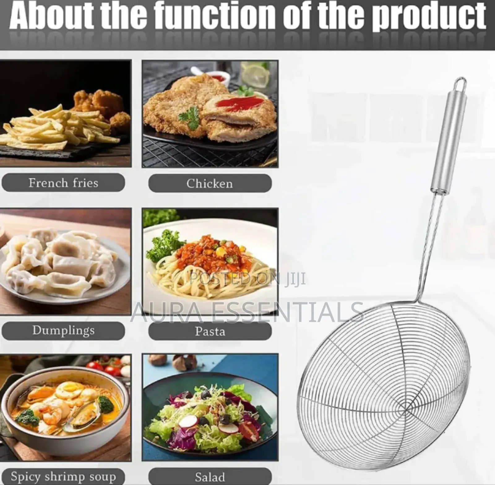 Handheld Deep Frying Strainer