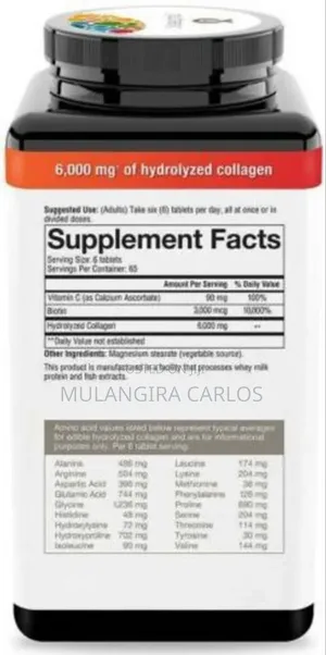 Youteory Collagen Biotin Dietary Suppliment. (390 Tablets)