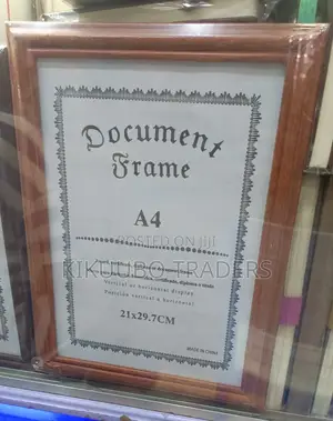 A4 Certificate/ Document Fram