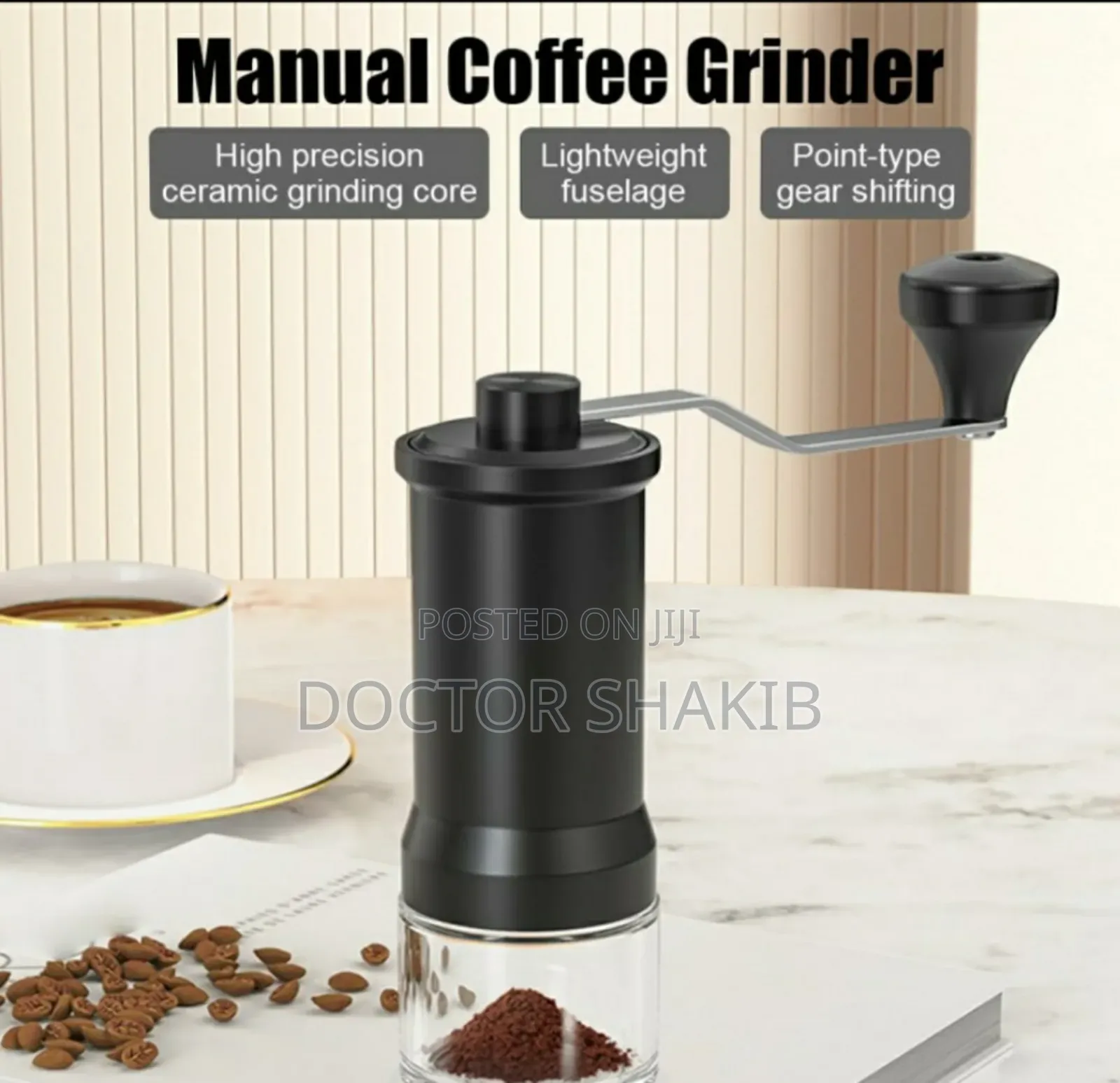 Brand New Clisted Manual Coffee Bean Grinder