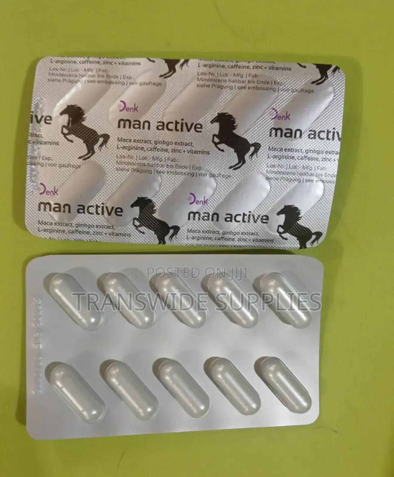 Germany Man Active Capsules 60s - For Energy Performance
