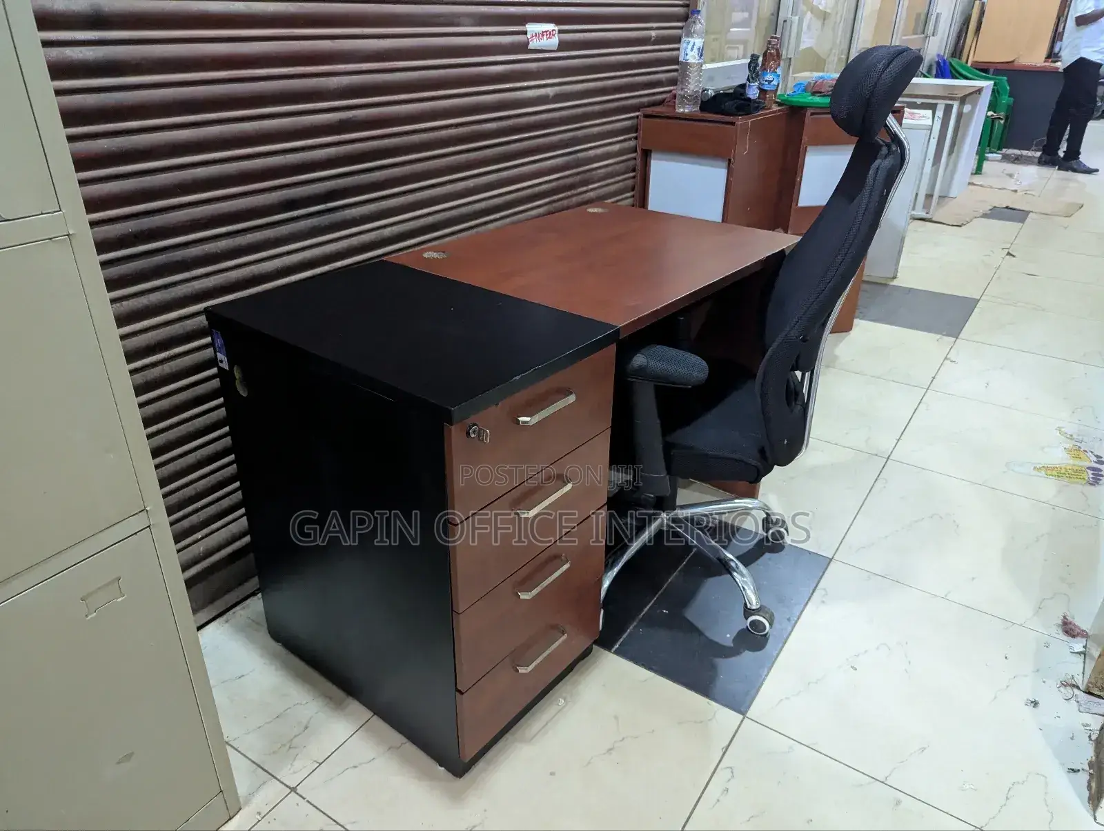 Used Office Desk and Office Chair