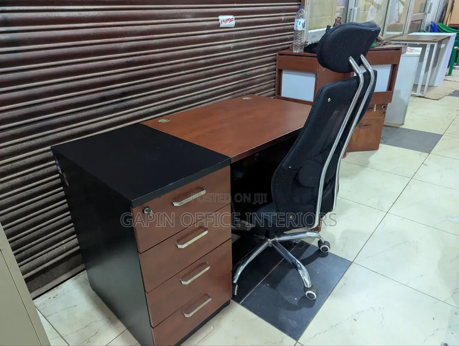 Used Office Desk and Office Chair