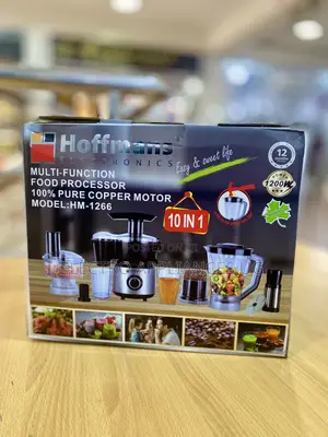 A Hoffmans 10-in-1 Multi-Function Food Processor.