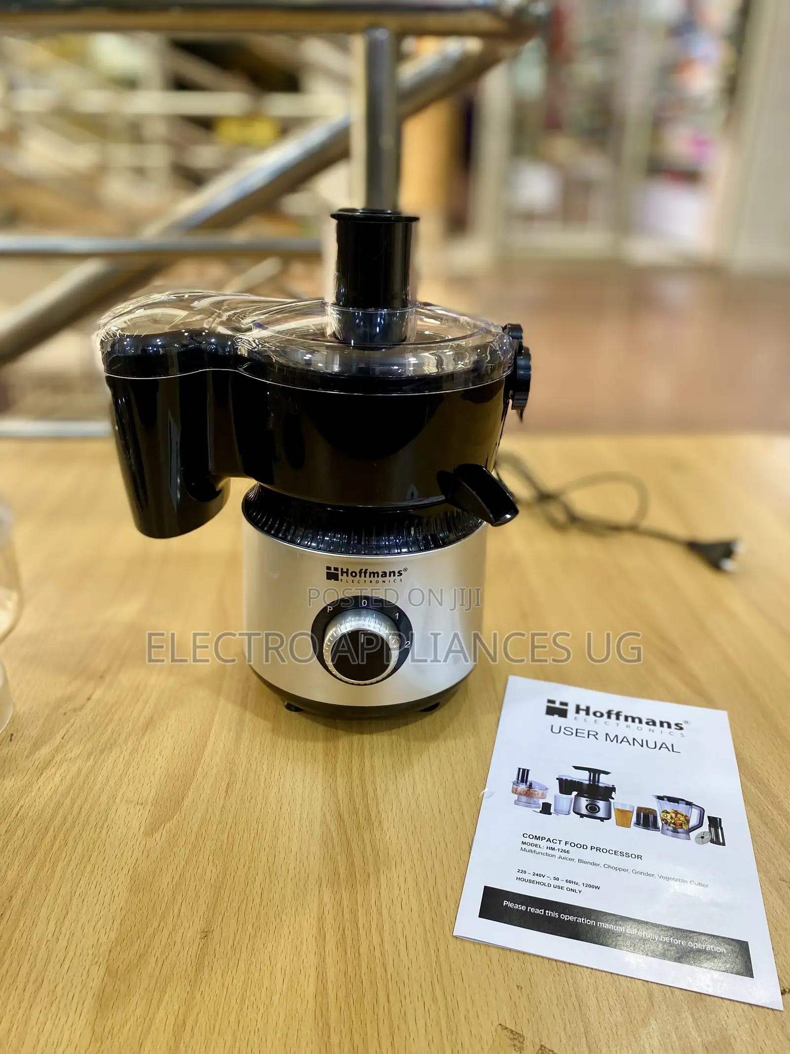 A Hoffmans 10-in-1 Multi-Function Food Processor.
