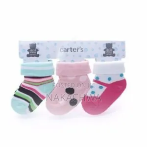 Three Pices of Baby Cotton Socks
