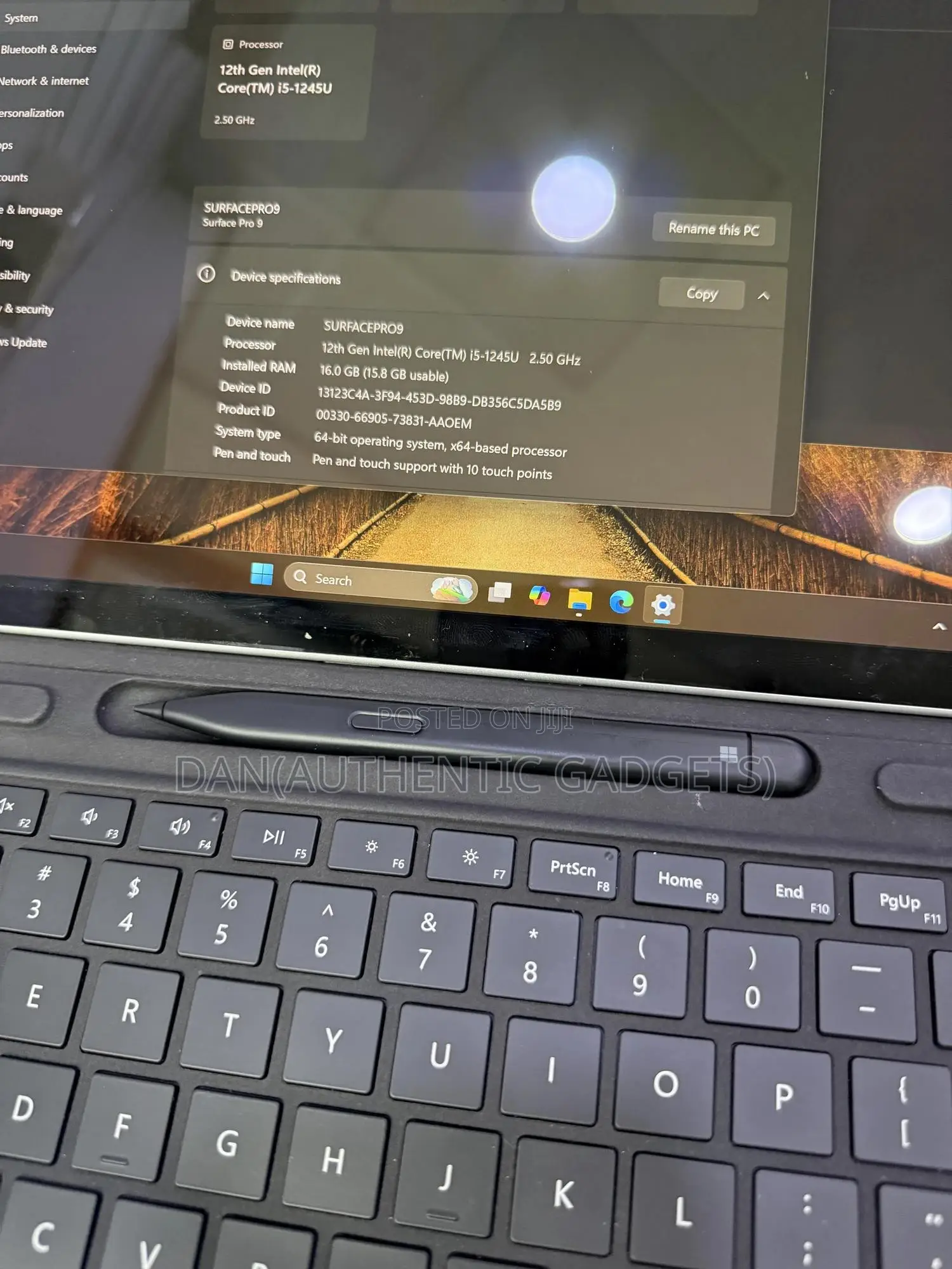 Laptop Microsoft Surface Pro 9 16GB Intel Core I5 SSD 256GB