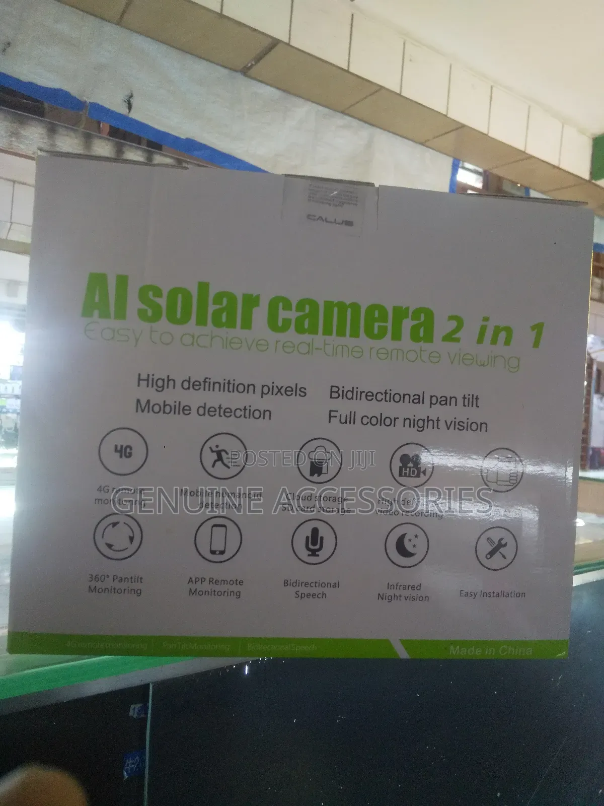 Calus Ai Solar Camera 2 in 1