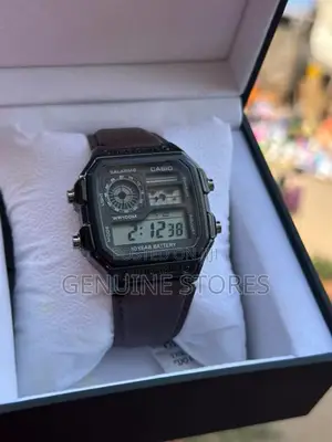 Casio Illuminator Digital Pure Leather Men's Wrist Watch.