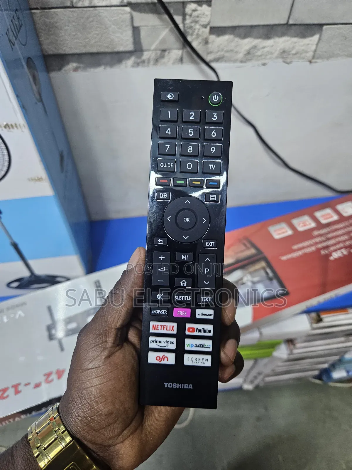 Remote Control Replacement for Toshiba Vidaa Smart Tv