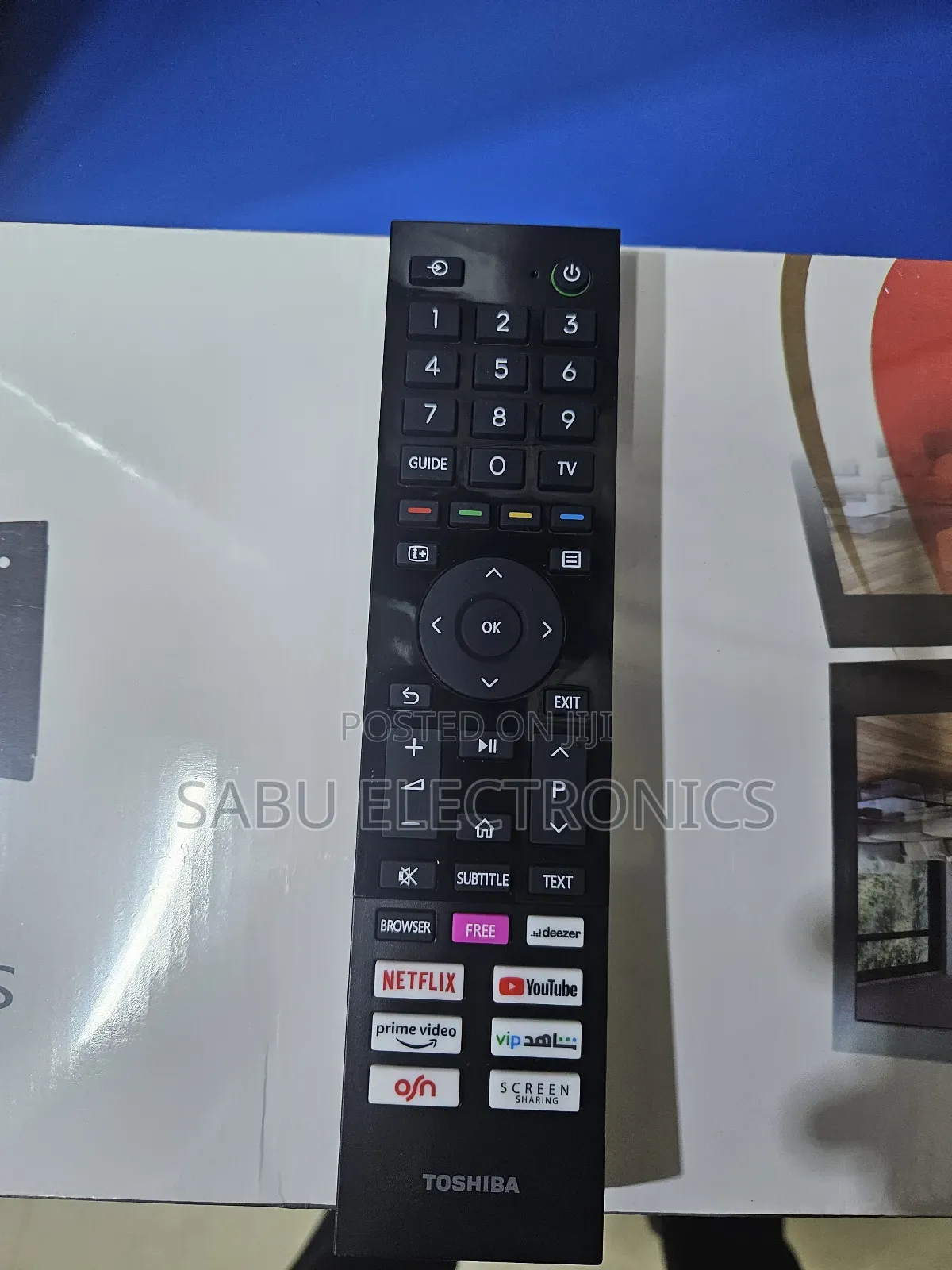Remote Control Replacement for Toshiba Vidaa Smart Tv