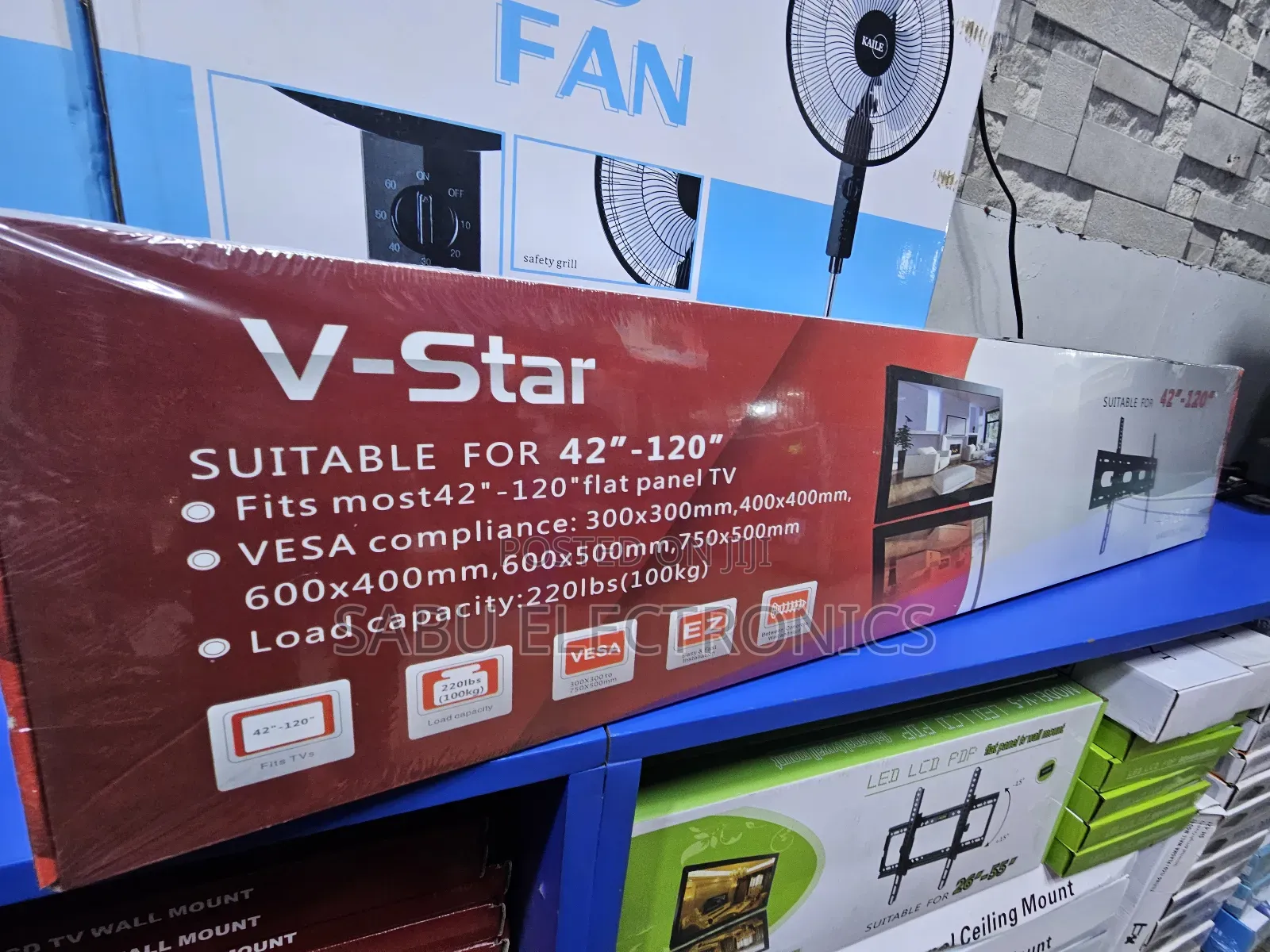 V-Star Heavy Duty Tv Wall Mount Bracket (42"–120")