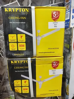 Ceiling Fan Krypton Ceiling Fan White Blade