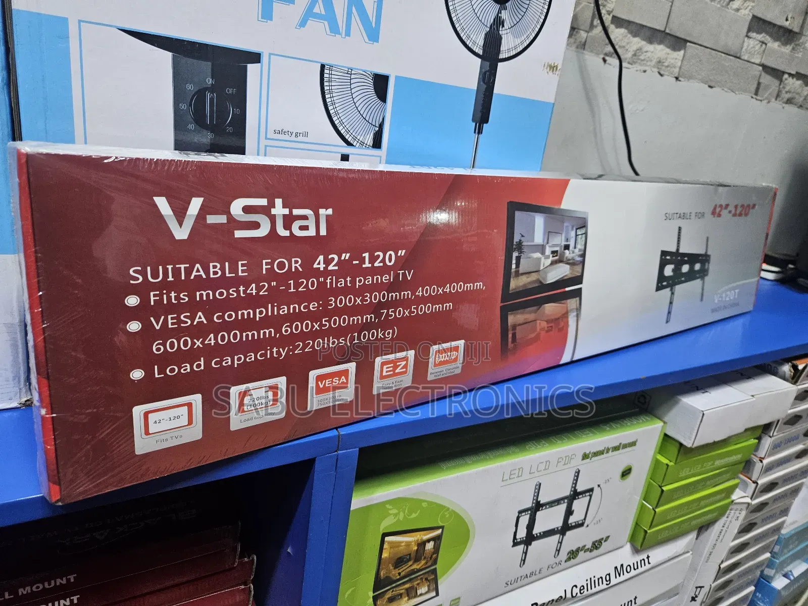 V-Star Heavy Duty Tv Wall Mount Bracket (42"–120")