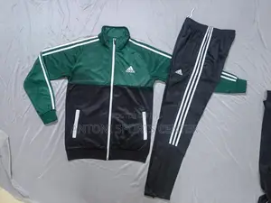 Original Material Track Suit Green Blue Red