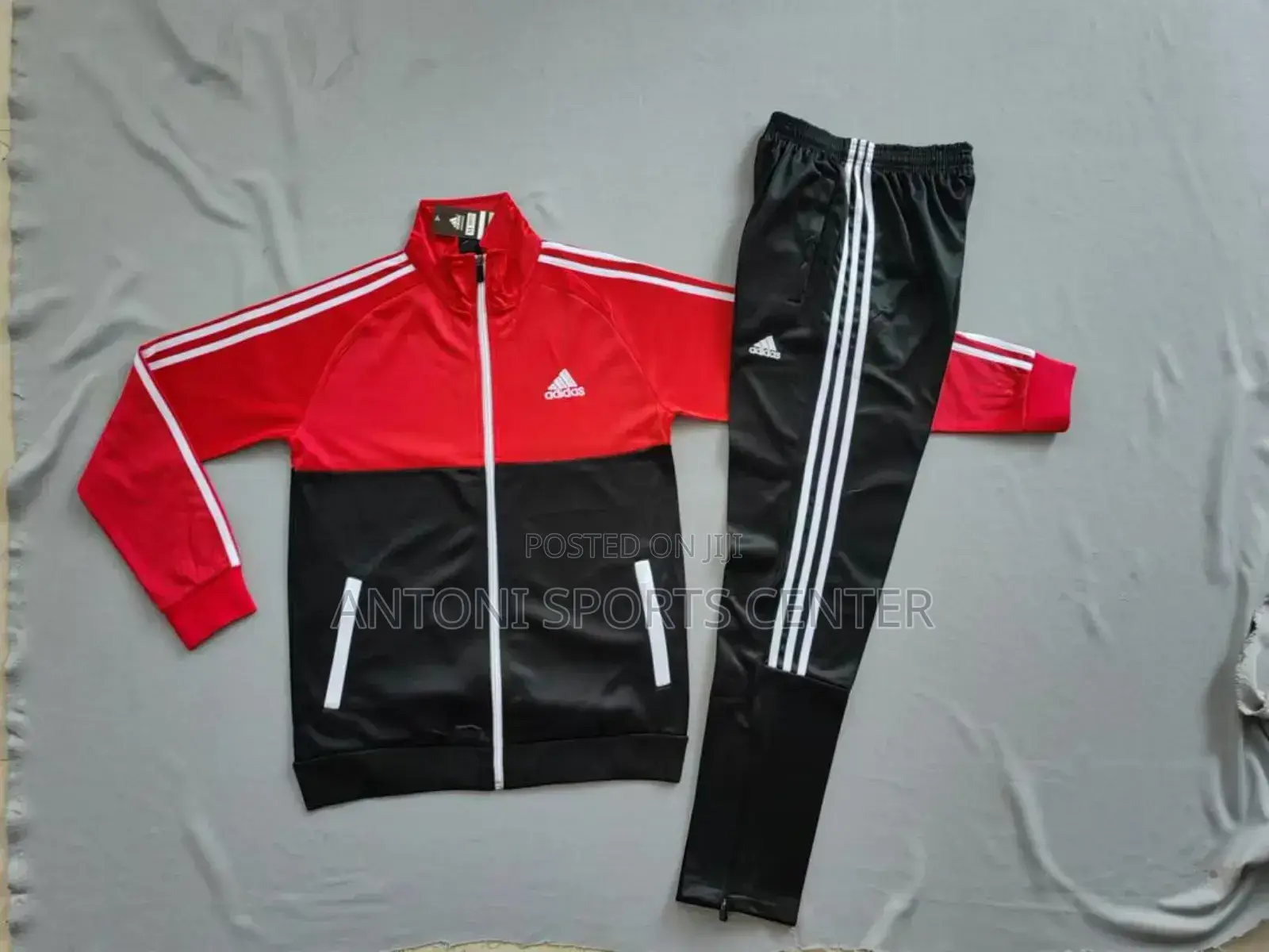 Original Material Track Suit Green Blue Red