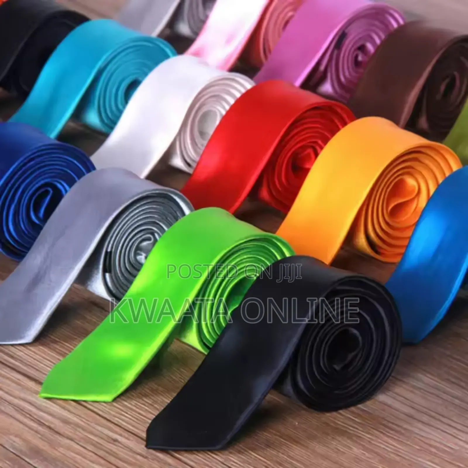 1piece Tie for Men Women Slim Neckties