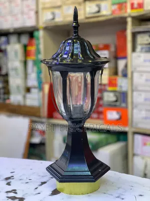 Black Security Lamp Holder