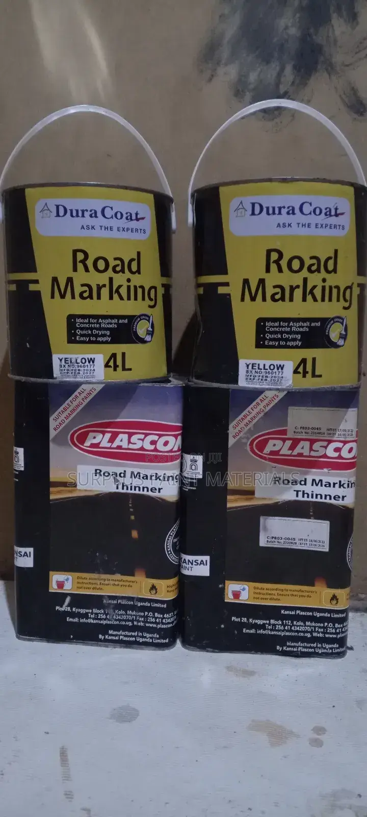Road Marking Paint and Thinner