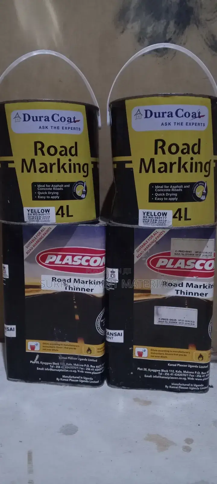 Road Marking Paint and Thinner