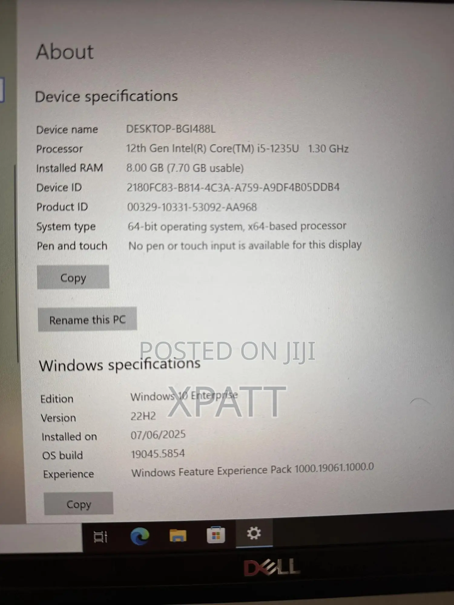 New Laptop Dell Latitude 5430 8GB Intel Core I5 SSD 256GB