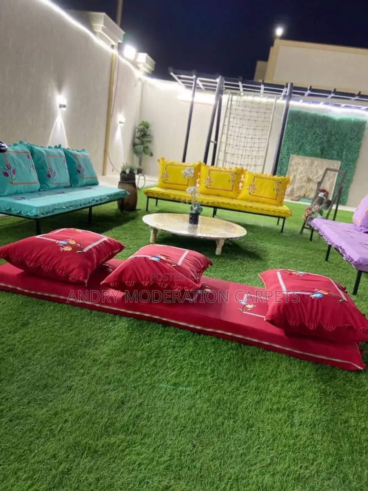 Green Sq Meter Grass Carpet