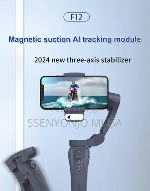 F12 3-Axis Smartphone Gimbal Stabilizer With Ai Tracker