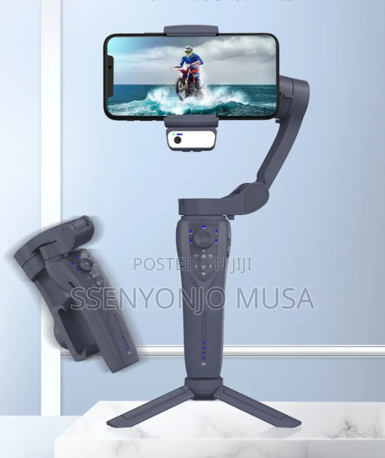 F12 3-Axis Smartphone Gimbal Stabilizer With Ai Tracker