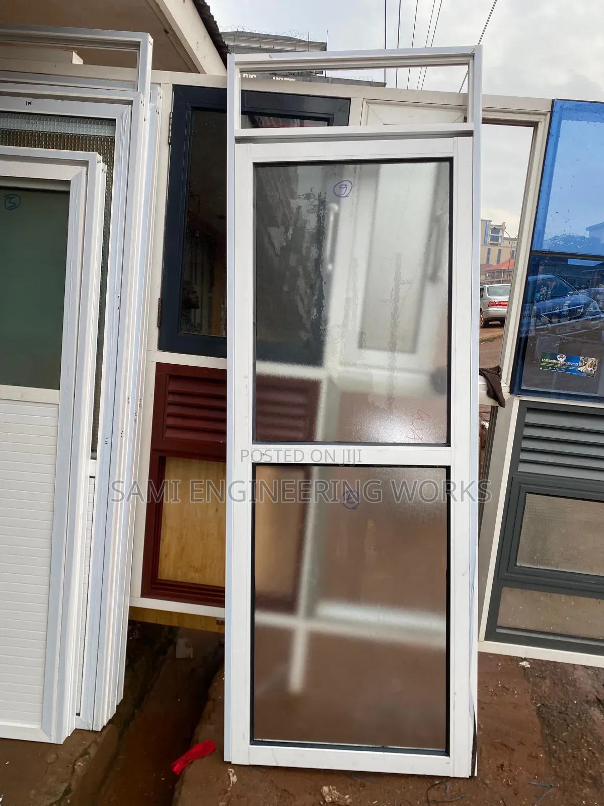 Durable Aluminum Bathroom Door